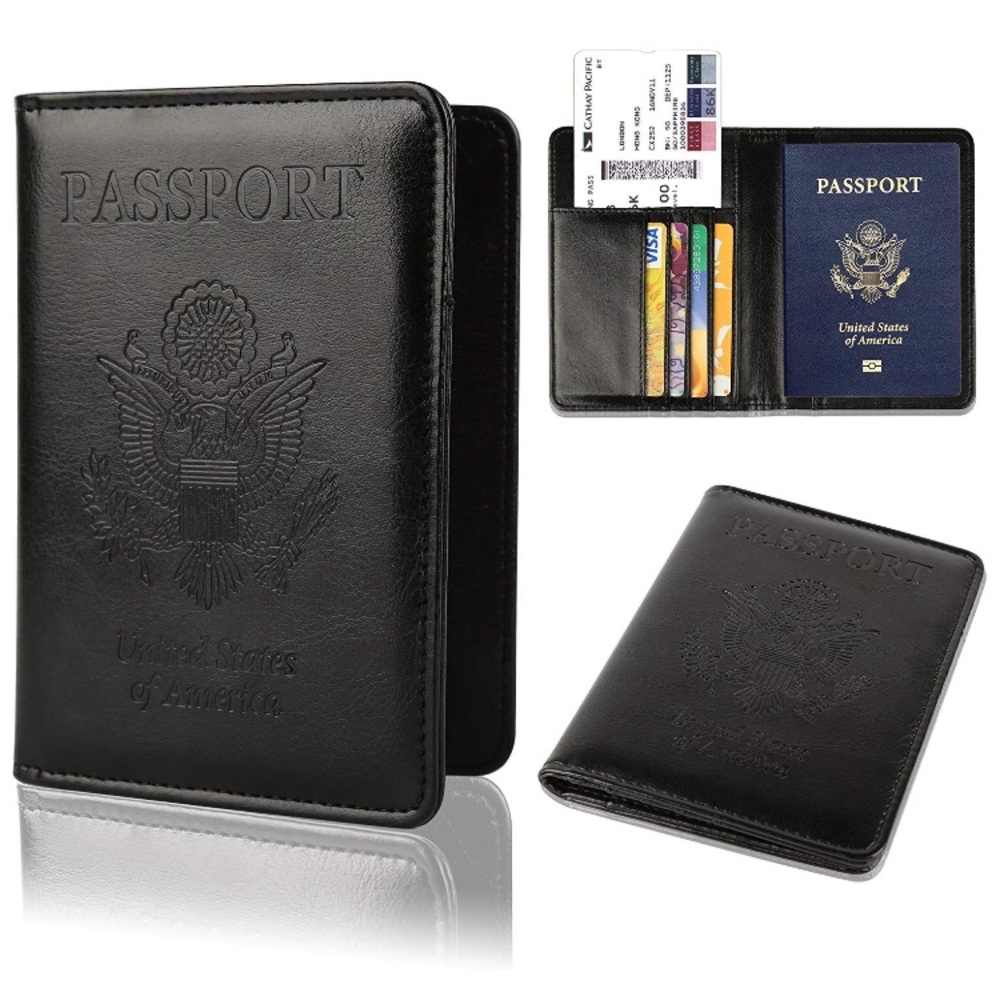 - BLACK MEN’S RFID Passport holder *NWT*
